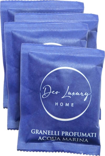 Dparts geurkorrrels - Zeebries - 4x 35 gram - Geurzakjes voor in stofzuiger - Stofzuigerzak geur verfrisser