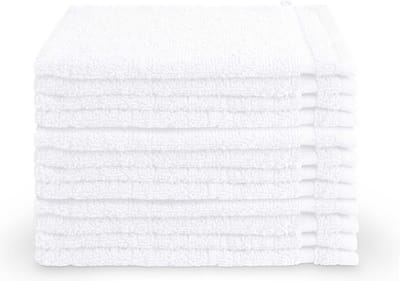 Byrklund washandjes 12 stuks - Hotelkwaliteit - 16x21 - Wit