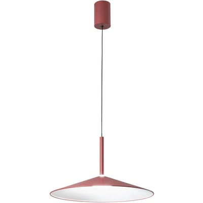 Luce Ambiente Design LED hanglamp Khan, rood, Ø 48 cm, metaal, CCT