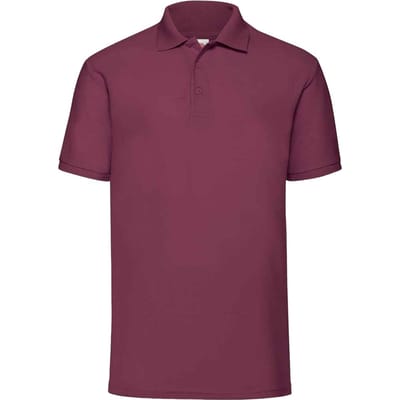 Fruit of the Loom Heren 65/35 Poloshirt (Bourgondië)