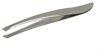 Precisiepincet met Schuine Kop – Chirurgisch Staal - Gebogen & Nauwkeurig