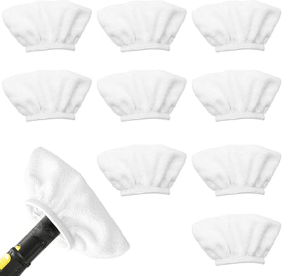 Reservehoezen Stoomreiniger - Vervangdoeken Set - Grondig Reinigen - Wasbaar Herbruikbaar - 17 x 9 cm