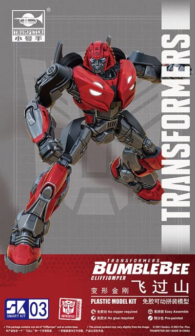Trumpeter Modelbouwpakket - Transformers BumbleBee Series 08118 SK03 TF-6 Cliffjumper - Figuur Plastic - Trumpeter - Modelbouw