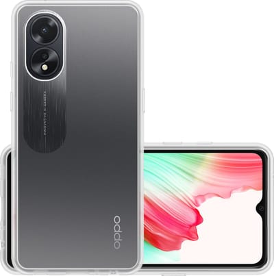 Hoesje - Geschikt voor OPPO A18 - Sterk & Shockproof - Hoes Cover - Siliconen Case - Transparant