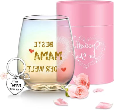 Persoonlijke wijnglazen voor moeder, uniek verjaardagscadeau voor mama, speciale geschenken voor vrouwen, kerstcadeau, bedankgeschenk, moederdagcadeau