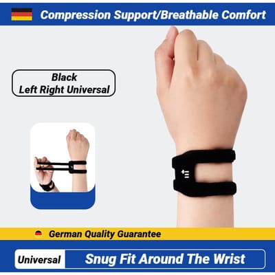 Attelle de poignet TFCC réglable avec coussinet annulaire de compression pour le soutien des déchirures, l'exercice avec support de poids, Bandes de poignet Fitness