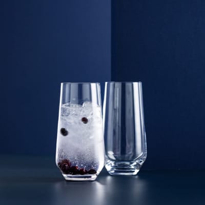Longdrinkglazen Set van 2 – 490 ml – Elegant Hoog Glas – Luxe Drinkglazen voor Cocktails & Frisdrank