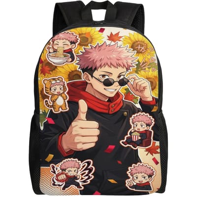 Satoru Gojo Rugzak Jeugd J-Jujutsus K-Kaisens Duurzame Rugzakken Polyester Nieuwigheid Schooltassen Reizen Kleurrijke Rugzak One Size