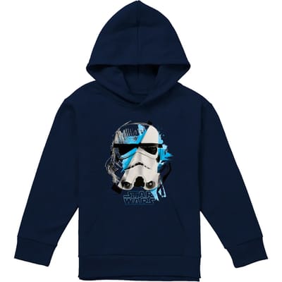 Star Wars Kinderen/Kinderen Stormtrooper Cuts Hoodie (Marine)