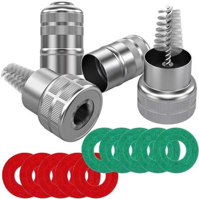 Allecto - Accuklemmen Set - 12-delige Anti-corrosie Ringen - Voor Auto Batterijen - Reinigers - Betrouwbaar - Lange levensduur - Geschikt voor alle...