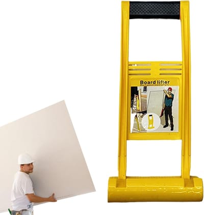 Hout Plank Hef Tang - Paneel Lift - Materiaal Verplaatsen - Ergonomisch Ontwerp - 36.5 Centimeter - Geel