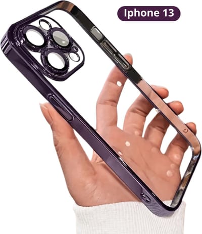 Nivard Telefoon Hoesje - Telefoonhoesjes - Phone Case - Shockproof - Premium Protection - Geschikt Voor iPhone 13 - Donker Violet