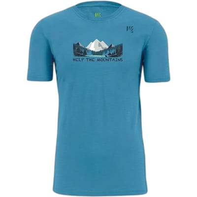 Karpos Ambretta T-shirt Met Korte Mouwen Blauw XL Man