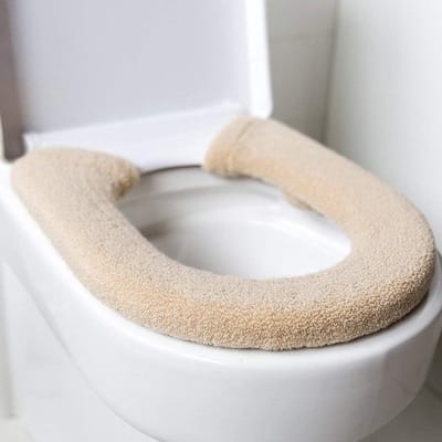 Dikke Toiletbril Cover - Antibacterieel - 1 stuk - Beige - Luxe