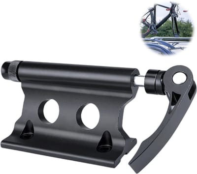 Fiets Voorvork Houder - Snelkoppeling Aluminium Rack - Voor Auto & Binnenopslag - Draagbaar Fietsenrek - 1 stuk