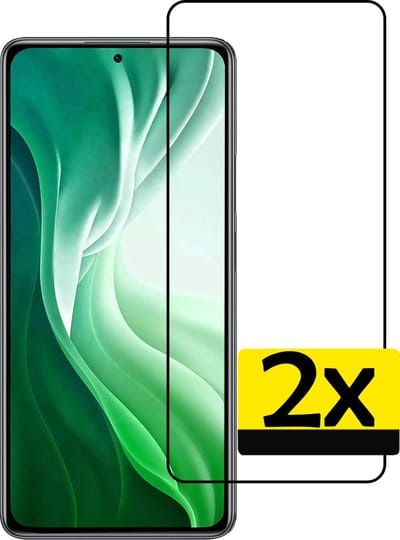 Screenprotector - Geschikt voor Xiaomi 11T - 2 Stuks - Extra Sterk - Beschermglas - Gehard Glas - Tempered Glass - Screen Protector