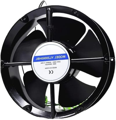 Ventilator - Koelventilator Elektronica ventilator - Elektronica koelen - 220 Volt - 035 A - Blauw