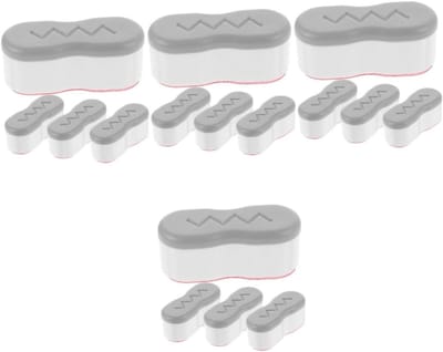 Toiletzitting Verhoger - Toilet Bumper Pads - Comfort Verhoging - Geluidsreducerend - 16 stuks - Wit