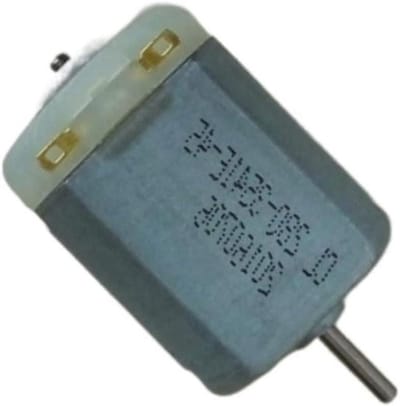Kleine DC Motor - Mini Motor Speelgoed - Modelbouw Aandrijving - Hoge Snelheid Groot Koppel - 30.8mm x 24mm - Zilver