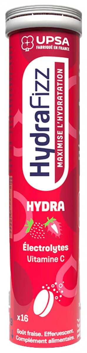 UPSA Hydrafizz Hydra 16 Bruistabletten (Smaak : Aardbei)