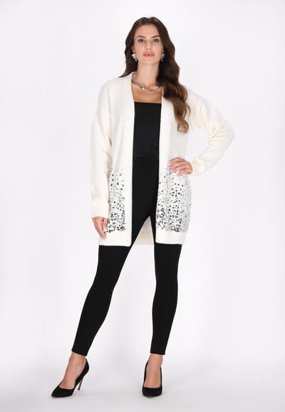 Faina Vest Dames wolwit