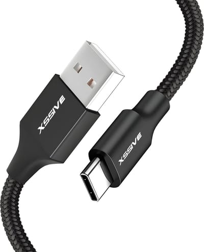 Lange USB-A naar USB-C Kabel 3 Meter - Quick Charge - 5x Langere Levensduur - Sterke USB naar USB C Kabels - Snellader - Origineel Xssive