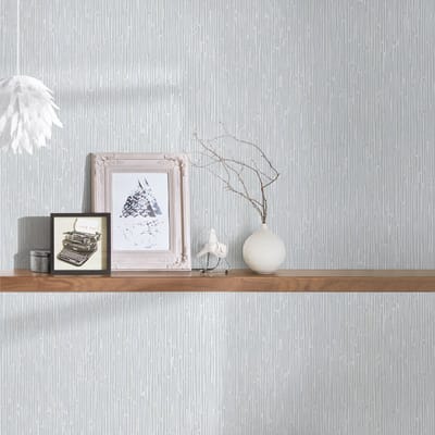 AS Creation - Vliesbehang - Alpha 333282 - 0,53x10,05 m - grijs, non-woven pvc-vrij