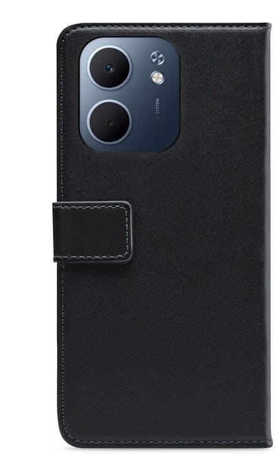 Mobilize Telefoonhoesje geschikt voor OPPO A6 Pro Hoesje | Mobilize Classic Gelly Wallet Bookcase Portemonnee | Pasjeshouder voor 2 Pasjes | Telefoonhoesje voor Pinpas / OV Kaart / Rijbewijs - Zwart