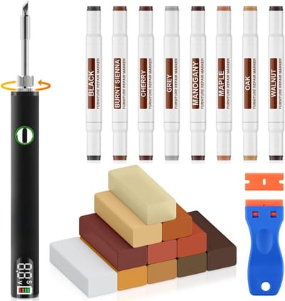 CRLYN® Laminaat Reparatieset - Laminaatvuller - Vuller - Stiften Set