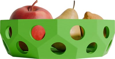 Fiastra® Sirolo - fruitschaal - groen - 35 cm