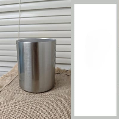 Nouvelle Tasse à Double Paroi en Acier Inoxydable à Haut Niveau d'Apparence Chien Musical Tasse à Paille pour Bureau Étudiant Féminin Tasse à Eau Thermos pour la Maison 350ml gray