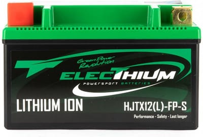 Batterie Lithium Electhium pour Moto Kawasaki 900 Vn Vulcan Classic Rayon 2015 à 2017 HJTX12(L)-FP-S / YTX12-BS / 12.8V 3Ah Neuf