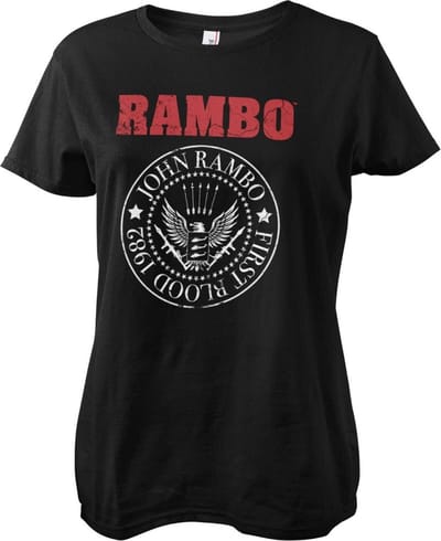 Rambo Dames Tshirt -S- First Blood 1982 Seal Zwart