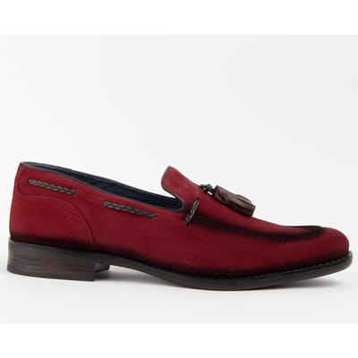 Purapiel Mocassin Moretto2 Rood