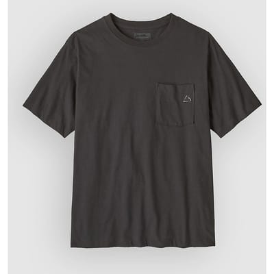 Patagonia Fitz Roy Massif Pocket T-Shirt zwart