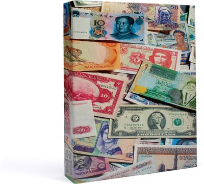 Album voor Bankbiljetten met 100 vast ingebonden bladen