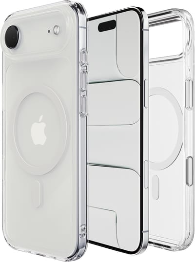 Reovo - Hoesje Geschikt voor iPhone 17 Air - Geschikt voor MagSafe - Transparant - anti-val technologie