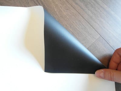 Canvas doek per meter 0,80 x 0,60 m voor beamerprojectiescherm