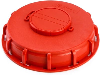 IBC-kofferdeksel, 6,5-inch IBC-tankwaterdeksel met ventilatiegaten voor chemische stoffen, voedingsmiddelen en industriële opslag