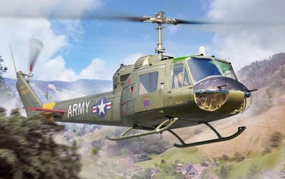 Trumpeter Modelbouwpakket Militaire voertuigen - 05111 Bell UH-1B Iroquois - Huey - Helikopter Plastic - 1:35 - Modelbouw