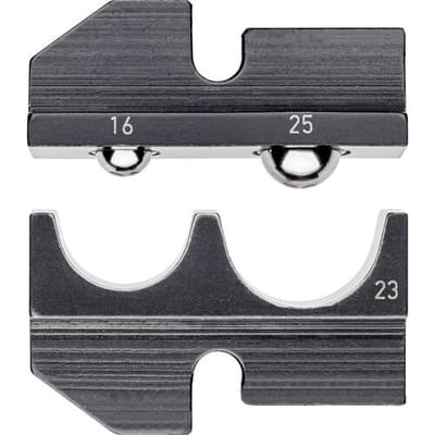 97 49 23 Krimpinzetstuk Ongeïsoleerde kabelschoenen, Ongeïsoleerde connectoren (male) 16 tot 25 mm² Geschikt voor merk Knipex 97 43 200, 97 43 E, 97