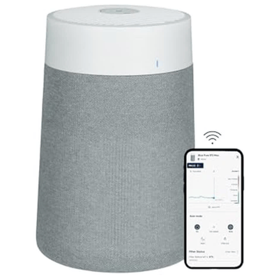 BLUEAIR Blue Pure 511i Max Luchtreiniger Slim Stil HEPASilent-technologie 43 m² Dekking Grijs Stof Allergenen Rook Schimmel Huisdierhaar Verwijdering