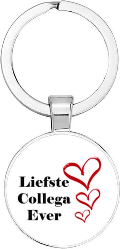 Akyol - Liefste collega Sleutelhanger - collega - iemand die een collega is - werk - cadeau - verjaardag - welkomst cadeau - afscheidscadeau - gift - 2,5 x 2,5 CM
