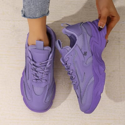 Dames Sneakers Nieuwe Mode Chunky Outdoor Tennis Sneakers Dames Platform Comfortabel Lichtgewicht Designer Schoenen Dames 40 gray