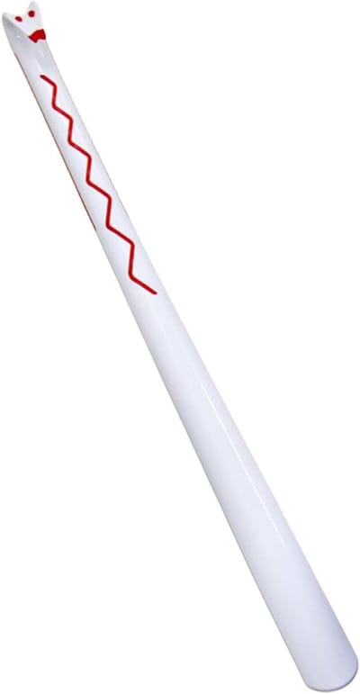 Lange schoenlepel - Aantrekhulp - Gemakkelijk schoenen aantrekken - Ergonomisch ontwerp - 60 cm lang - Zwart