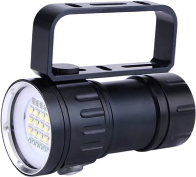 Waterdichte Zaklamp IPX8 18.000 Lumen – Krachtige 500m Onderwater Zaklamp | Duiklamp, Outdoor Zaklamp en Camping Licht
