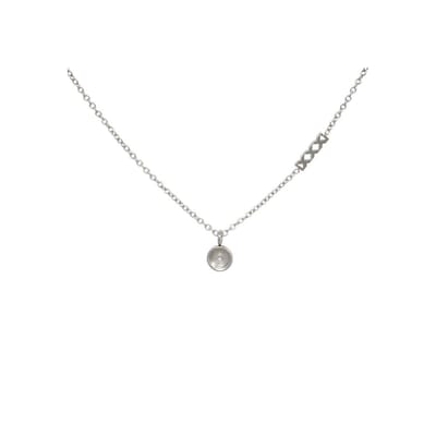 iXXXi-Jewelry-Halsketting Chain Top Part Base 50cm-Zilverkleurig-Dames-Collier-50cm