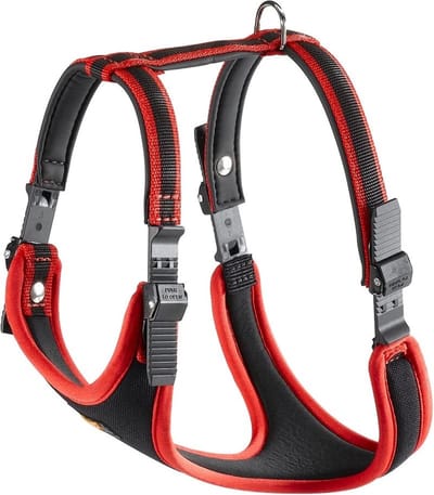 Ferplast Hondentuigje Ergocomfort 65 Cm Nylon Zwart/rood