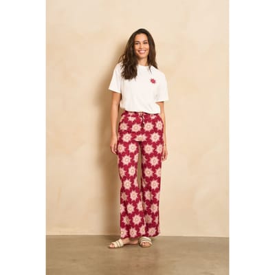 Lofty Manner Broek Trouser Remi Rc31 658 Multi Brique Dames Maat - XS