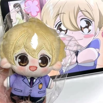 10 Cm Ouran High School Host Club Mitsukuni Haninoduka Pluche Pop Rugzak Hanger Sleutelhanger Huisdier Rugzak Speelgoed Cadeau Stuur Kinderen beige